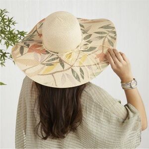 Lucky7 Floppy Beach Hat Tropical Vacation Sun Boho NEW